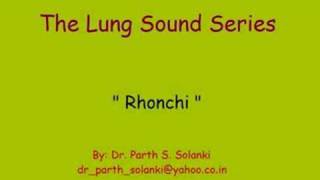 Breath Sounds  Rhonchi [upl. by Berton]