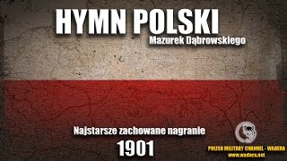 Hymn Polski 1901 najstarsze nagranie [upl. by Hanonew]