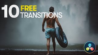 10 Free Transitions for DaVinci Resolve 1718  Tutorial  ResolveX Transitions  The Resolve Store [upl. by Enywad]