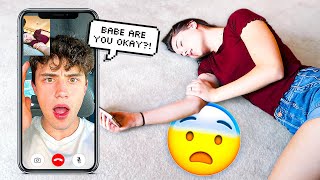 PASSING OUT OVER FACETIME PRANK [upl. by Keane]