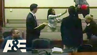 Court Cam Defendant BOLTS Out of Courtroom S3  AampE [upl. by Wolk113]