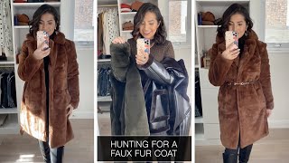 Finding A Chic Faux Fur Coat For Winter [upl. by Twum]