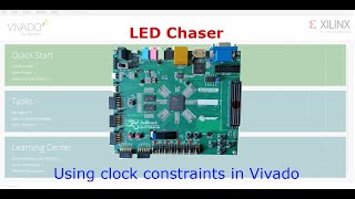 Synchronous Circuit Design with Verilog and Vivado A running LED Display [upl. by Maram791]