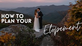 How To Plan Your Elopement Including Timeline Examples [upl. by Etnoval]