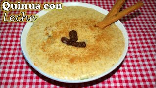 Mazamorra de QUINUA con LECHE  Nutritiva y Deliciosa 😋 [upl. by Arahs303]