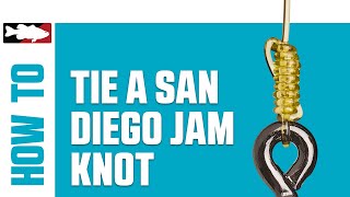 HowTo Tie a San Diego Jam Knot [upl. by Eelatsyrc]