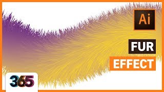 Fur Effect  Illustrator CC Tutorial 302365 [upl. by England]