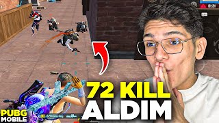 72 KİLL ALDIM YENİ KİLL REKORUM  PUBG MOBİLE [upl. by Anavahs]