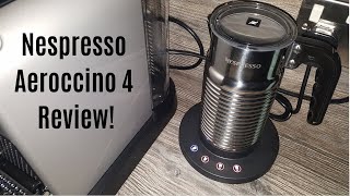 Nespresso Aeroccino 4 Milk Frother Review  Worth upgrading from the Aeroccino 3 [upl. by Aire]