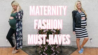 MATERNITY STYLE ESSENTIALS  MUSTHAVES FOR PREGNANCY [upl. by Krantz]