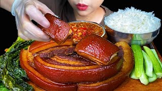 Braised Pork Belly  MUKBANG SOUNDS [upl. by Assenyl]