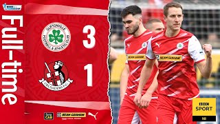 HIGHLIGHTS  Cliftonville 31 Crusaders [upl. by Placia]