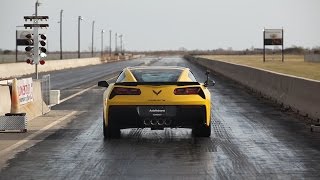 2015 C7 Corvette with 8speed Auto  14 Mile Testing [upl. by Trini]