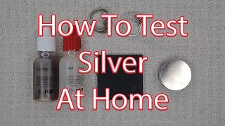 How To Test Silver At Home [upl. by Ennagem]