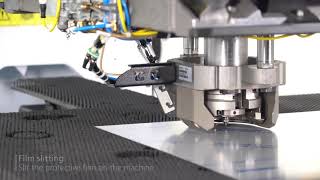 TRUMPF Punching Engraving  One function Four applications [upl. by Yeslrahc]