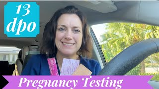 13 DPO Pregnancy Testing [upl. by Kelwin]