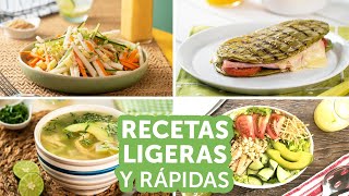 Recetas Ligeras y Rápidas  Kiwilimón [upl. by Skippie]