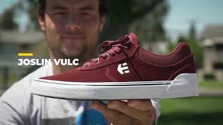 Joslin Talks Vulc The Design amp features of his etnies Joslin Vulc [upl. by Miguelita470]