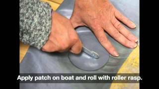 Repair and Patching a Hypalon Dinghy [upl. by Aztilay]