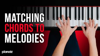 Matching Piano Chords To Melodies Piano Lesson [upl. by Yup329]