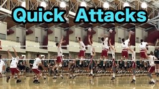 Spiking QUICK Attacks  How to SPIKE a Volleyball Tutorial [upl. by Naut]