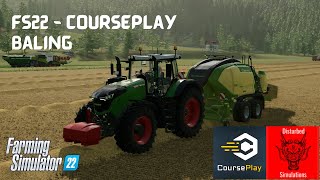 FS22  Courseplay  Baling [upl. by Yoo]