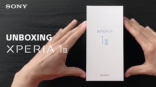 Unboxing Sony Xperia 1 III [upl. by Eseer]