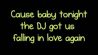 DJ Got Us Falling in Love  Usher Lyrics ft Pitbull [upl. by Ardelia]