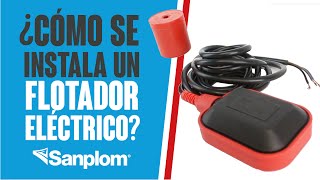 ¿Cómo se instala un flotador eléctrico [upl. by Ovatsug]