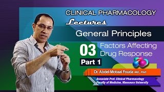 General Principles of Pharmacology Ar  03  variation in drug response  Part1 [upl. by Tufts]