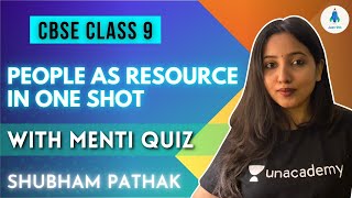 CBSE Class 9  People as Resource  Full Explanation  Menti Quiz  Just 9th  Shubham Pathak [upl. by O'Reilly612]