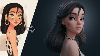 How to Disney in Blender and Zbrush [upl. by Znieh]