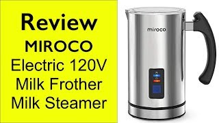 Review Miroco Milk Frother  How to make froth milk at home [upl. by Eddy]