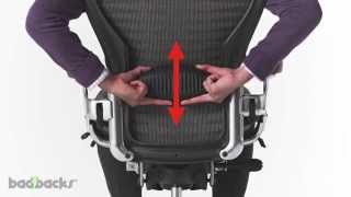 Herman Miller Aeron Chair Adjusting Guide [upl. by Seltzer]