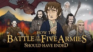 How The Battle Of The Five Armies Should Have Ended feat Screen Junkies [upl. by Airdnaxela687]