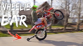 WHEELIE BAR FOR DIRT BIKES [upl. by Notsej]