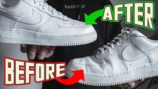 How To PERFECTLY Get Creases Out Of Air Force 1s wBonus Tips [upl. by Lorraine]