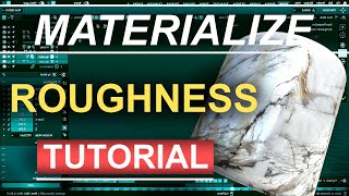 Materialize RoughnessSmooth Map Tutorial In 60 Seconds [upl. by Kirchner]