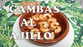 Cómo hacer Gambas al ajillo  Tapa española [upl. by Mloclam298]