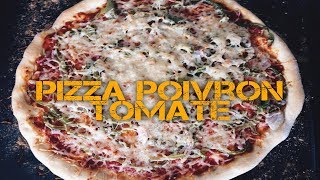 Pizza poivrontomate  Pizza végétarienne  SoyonsKitch [upl. by Minabe]