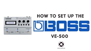 BOSS VE500 How To Set Up A Mic Guitar Keyboard amp Vocoder Tutorial w Just Alliance [upl. by Gildus]