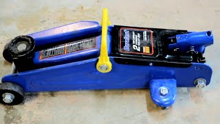 How to Repair Leaky Floor Trolley Hydraulic Jack Duralast Fix [upl. by Higinbotham]