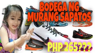 PINAKA MURANG BODEGA NG MGA SAPATOS SECRET SHOP WHOLESALE [upl. by Donny]