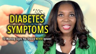 Diabetes Symptoms 10 Warning Signs You Should NEVER Ignore [upl. by Nahtnamas]