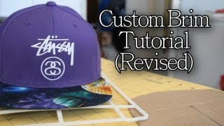 DIY How to Customize Your Brim  Customize Yo Hat 6 [upl. by Severin]