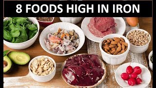 8 Foods High In Iron [upl. by Cappella]