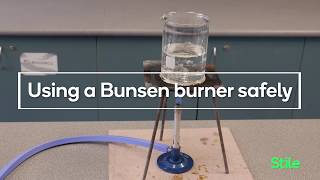 How to use a Bunsen burner safely [upl. by Uolyram738]