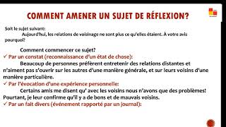 Comment rédiger lintroduction dun sujet de production écrite le sujet de réflexion [upl. by Mosenthal]