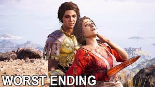 ASSASSINS CREED ODYSSEY  3rd Family ENDING Demios Kills Myrrine NEW  1440p ✔ [upl. by Vallie]