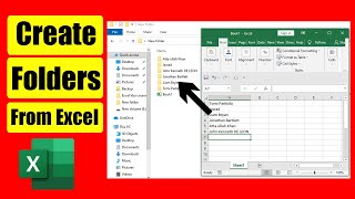 How to Create Folders From Excel As You Type [upl. by Nagey]